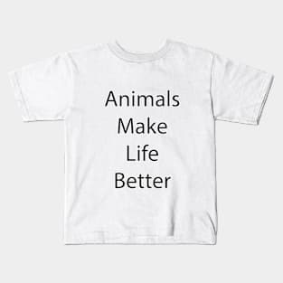 Animal Quote 9 Kids T-Shirt